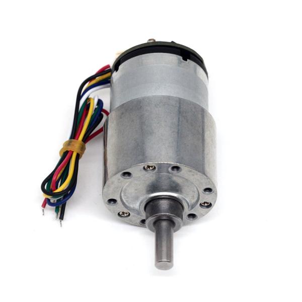 Quality 12v Dc Motor Encoder JGB37-520B 37mm Brush Motor 12v Volt Brushed Gear wholesale