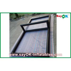 0.6mm PVC Inflatable Vollyball Field , Inflatable Water Games CE