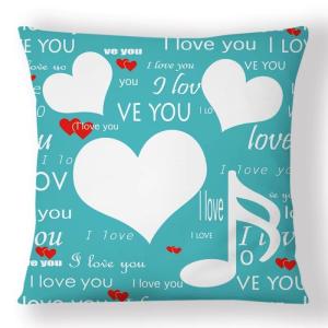 Sublimation Textiles DIY I Love You Pillow Case Wholesale Sublimation Pillow