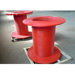 Lebus 320mm Diameter Rope Winch Drum Steel For Mining Equipment