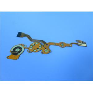 Dual Layer Flexible Printed Circuit PCB (FPC) Built on Polyimide With Stiffener for PLC Automation