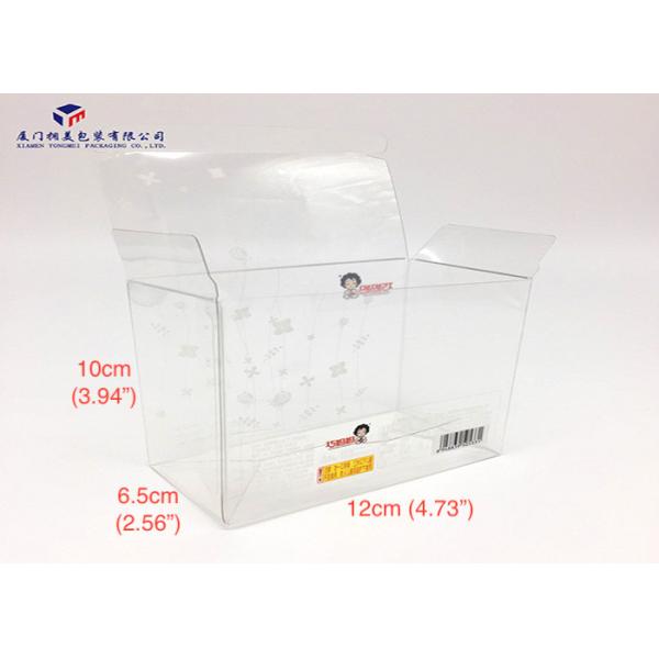 Clear PET Plastic Box Automatic Locked Bottom Offset Printing 12X6.5X10cm
