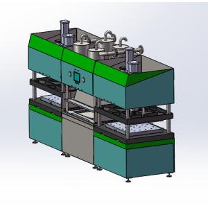 Forming Bagasse Pulp Molding Machine 30kw Disposable Plastic Container Making