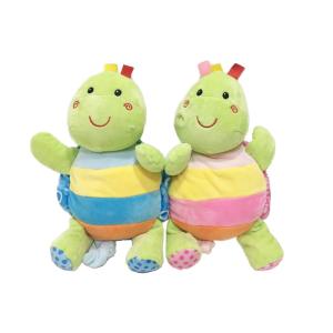 China 0.25m 9.84 Inch Infant Plush Toys Tortoise Stuffed Animal Hypoallergenic on sale