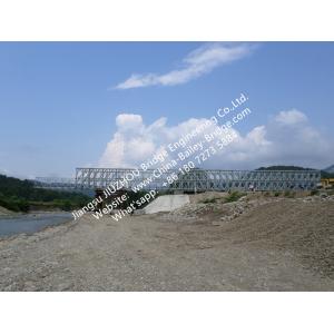 Single Lane Steel Bailey Bridge Rental Prefabricated Modular Shoring System