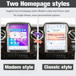 12.1'' Touch Screen 8core Android 13 Car Dvd Player For Ford F250/F350 2013-2014