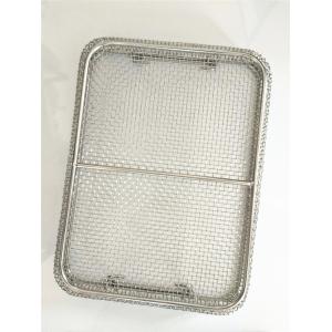 304 Stainless Steel Filter Basket , Metal Mesh Basket Folding No Burrs