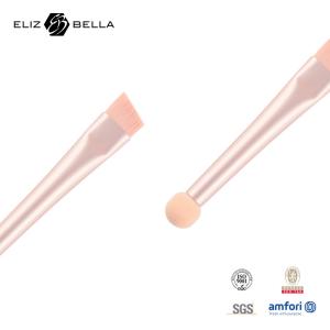 China Double Ended Individual Makeup Brushes With Synthetic Hair And Sponge on sale
