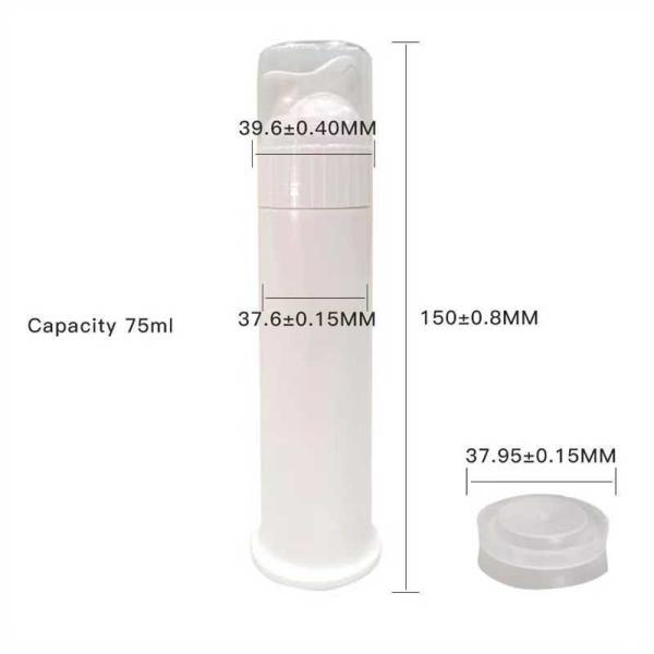 Durable Smooth Dispensing Plastic Bottle with Pump Custom Label and Color