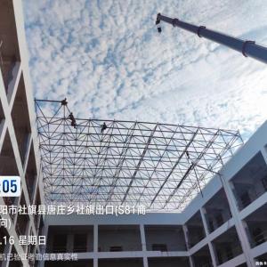 Wind Resistance Prefabricated Light Steel Frame Building Structure Model Storage