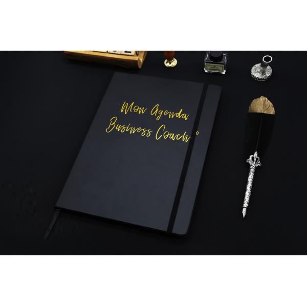 Large A4 Black Mom Agenda Planner , Calendar Appointment Custom Personal Planner