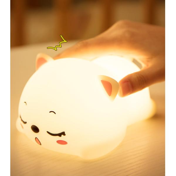 1200mAh Purring Star Projection Lamp Bedside Night Light For Baby Children'S Room
