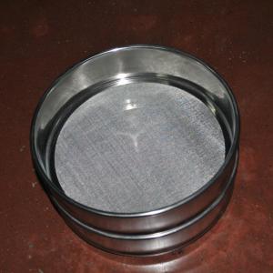 Laboratory Wire Mesh Sieve , 10 30 50 60 80 Micron Stainless Steel Fine Mesh
