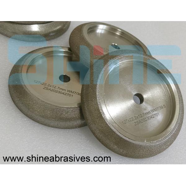 Quality 5'' 7 / 39.5 Electroplated Cbn Grinding Wheel For Band Saw Blade Sharpening wholesale