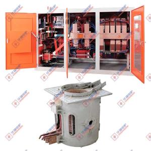 Safety Medium Frequency Induction Furnace Power Supply Low Maintenance Low Noise