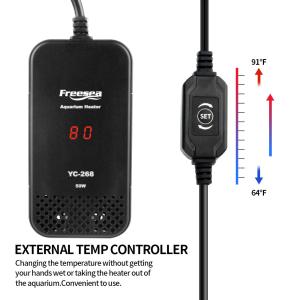 50W Submersible Aquarium Heater With Digital Temperature Controller Fish Tank