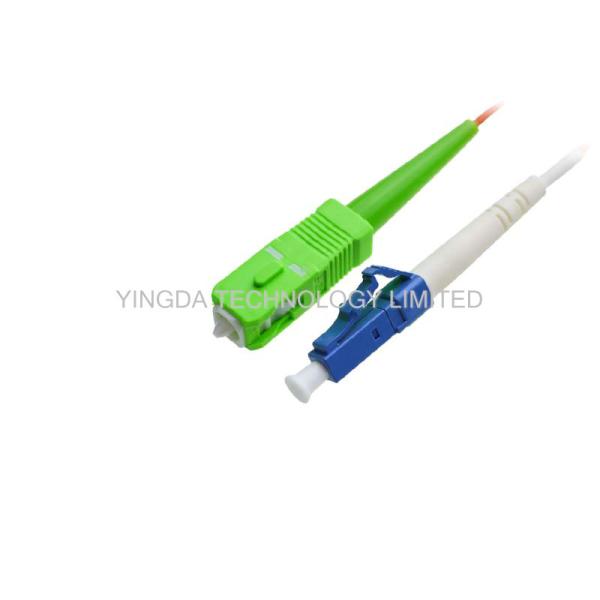 Fiber Optic Mulitmode fiber Patch MM62.5 / 125um OM1 PVC 2.4mm , Fiber Jumper Cables