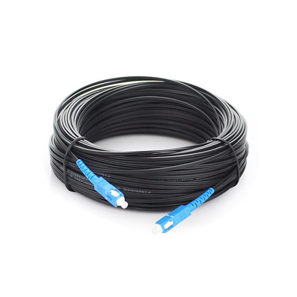 Quality Indoor And Outdoor 1 2 4 Core FTTH Fiber Drop Jumper With Connector wholesale