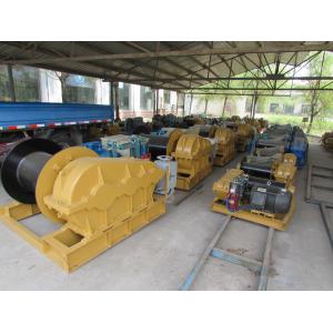 High Speed Industrial Electric Winch , Electric Wire Rope Winch 2 Ton With