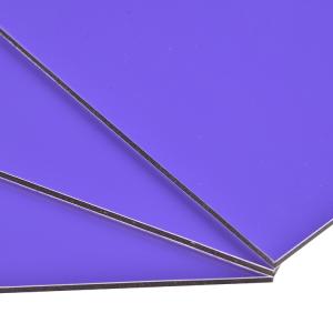 2440mm Sparkle Aluminum Composite Panel A2/B1 Fireproof Grade ≥2H Hardness