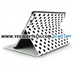 Kate Spade Pattern Hard Case For iPad 2 - White / Black