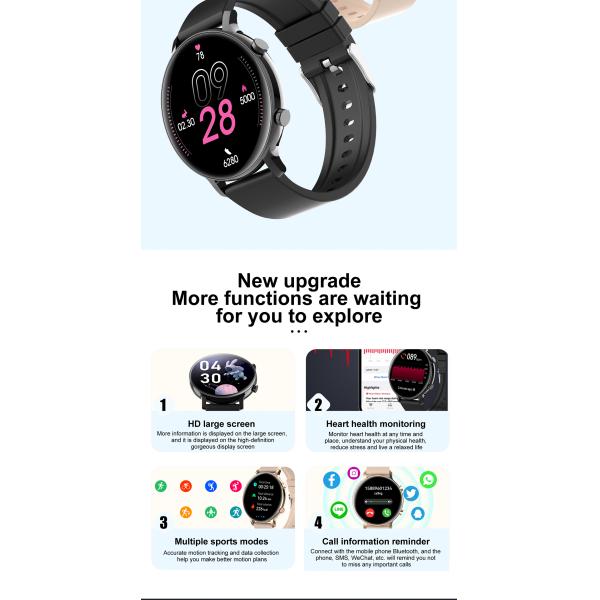 Hot Selling High Quality HW36 Bluetooth Call Smart Watch