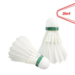 Goose Feather D45 Badminton Shuttlecocks 3in1 Shuttlecock Good Quality High
