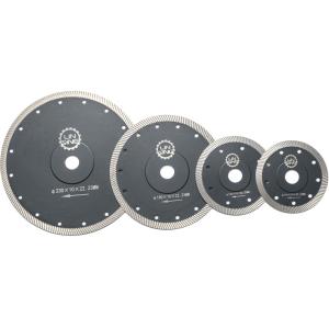 Stone Cutting Diamond Tools Super Thin X Mesh Turbo Cutting Disc for Wet Dry