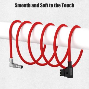 Alvin’s Cables Ultra Soft Power Cable for RED Komodo 6K Camera Rotatable Right