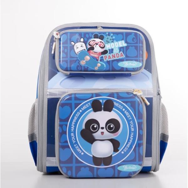 Detachable Plastic Interchange Zipper 600D Polyester Backpack EVA DIY School