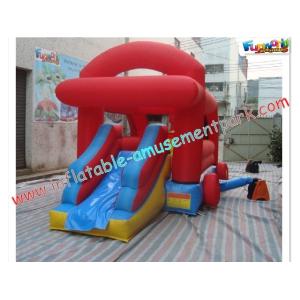 Car Inflatable Bounce Houses With Mini Jumper Slide For Children Play