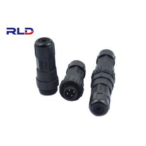 Assembly Type Circular Power Connector , Electric Push Locking Waterproof