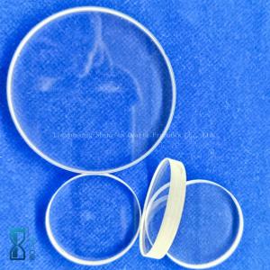 Customized Circular Quartz Plate Transparent Glass Sheet High Temperature