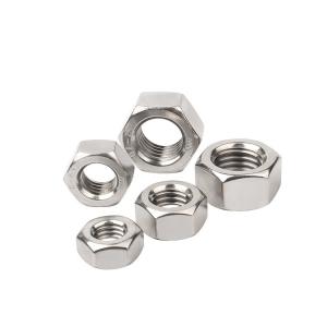 DIN 934 A2-70 Stainless Steel Hex Nuts M3 M4 M5 M6 M8 M10 Metric Measurement