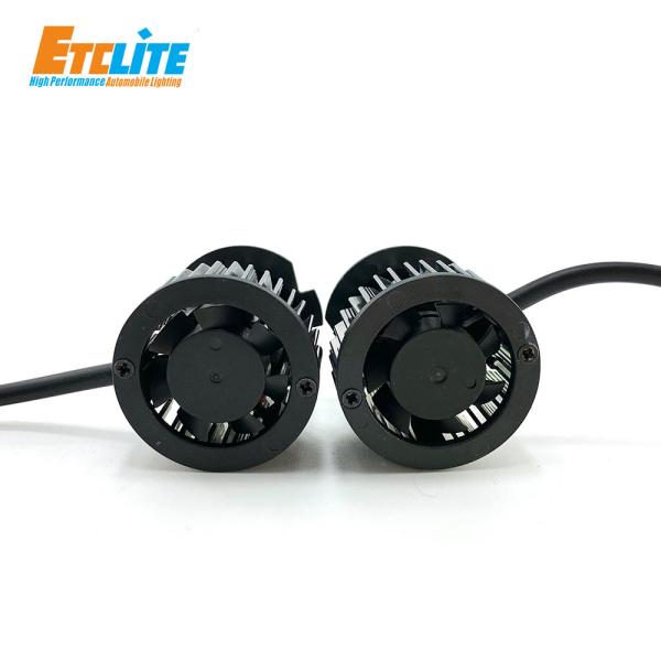 H11 H8 H4 Car LED Headlight Bulbs 4000K Temperature 72W 6400Lm