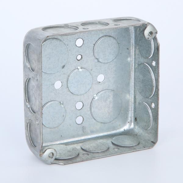 Quality Square Metal Conduit Box 1.60mm Thickness UL Listed Pre galvanized Finish wholesale