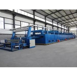 1800mm - 6000mm Fabric Finishing Machine Latex Backing And Hot Setting 30m/Min