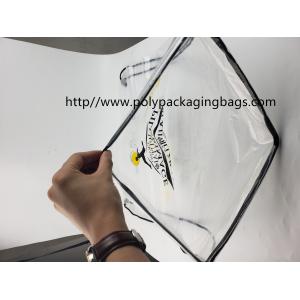 Drawstring Frosted Recycled Plastic Backpack Eco - Friendly Water Proof