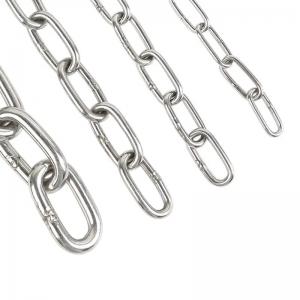 China 316 Stainless Steel Boats Anchor Chain DIN766 Standard for Ship Black Test load 48kN on sale