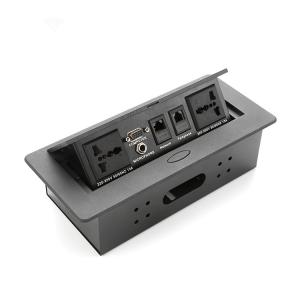 Cheap Customized Module USB Air Support Tabletop Power Table Socket / Conference Table Power Box for sale