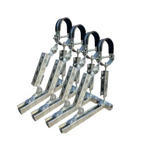 Highly Resistant Bolted Seismic Brackets In Stainless Steel ISO9001 Certified