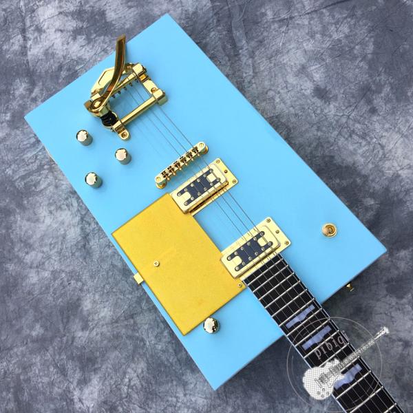 2020 New Electric Guitar in Blue Generous Shape Gold Hardware Customizable All Colors Logo Customized