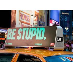 P4 External Advertising Car Led Sign Display Wireless Control High Brightness