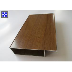 China Cherry Wood Grain Modular Kitchen Aluminium Profile For New Chinese Decoration on sale