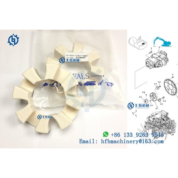 Quality Hyundai 11E1-1507 Element Engine Drive Coupling R210 R225LC Lower Noize wholesale