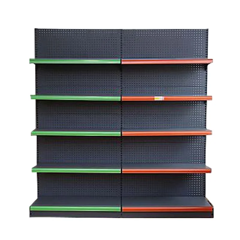 Hot Sale Highly Recommended double sided supermarket shelves