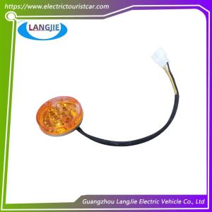 LED Taillights, Brake Lights Circular Marshell Orange 12V Stop Indicator Lights