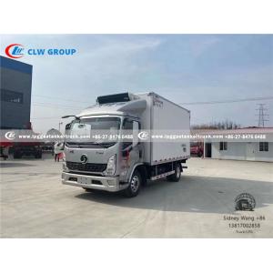 China Shacman 4x2 4T 5T Refrigerated Van Truck With Thermo King Cooling Unit on sale