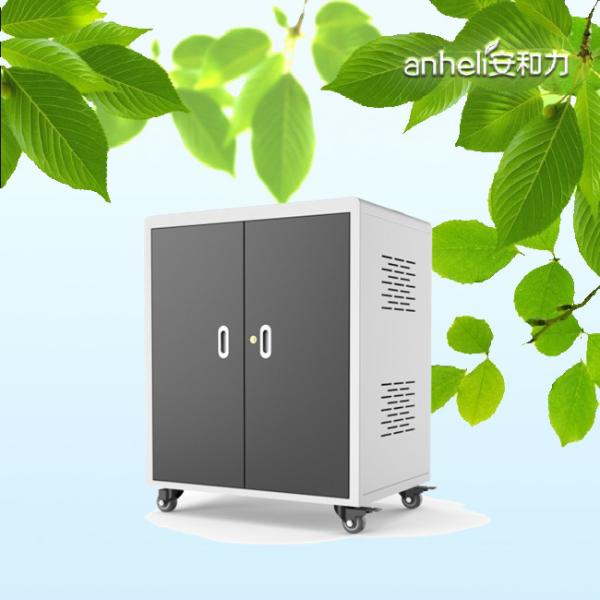 Quality 30 Bay Laptop Charging Cabinet with Locks and Keys Cooling Fans and German Medical Standard Wheels wholesale
