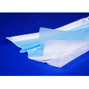 Soft Disposable Medical Mask , Earloop Medical Mask Low Breathing Resistance